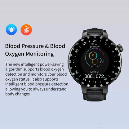 KUMI GT6 Pro 1.3-inch AMOLED Screen Bluetooth Call5.1 IP68 Waterproof Eight light modes Chinese fashion style Smart watch