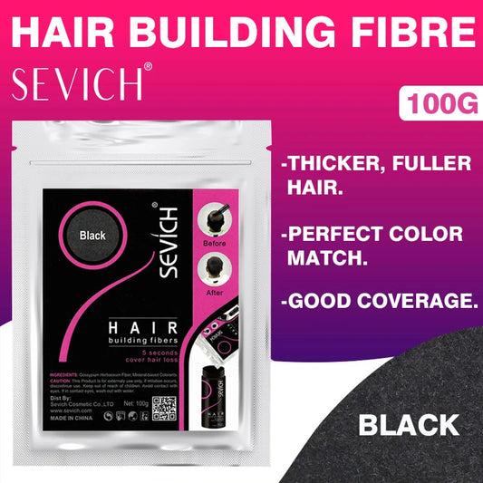 Sevich Hair Fibers Keratin Thickening Spray Hair Building Fiber Poudre Instant Regrowth Powders Hair Loss Conceale Hair Growth
