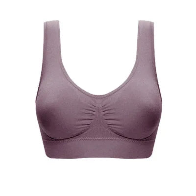 Sexy women push up  BREAST   bra big size backless  bras plus size wireless brassiere breathable seamless bra 1pcs wfws01