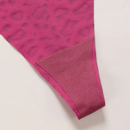 SP&CITY Leopard Print Thongs Sports Traceless Women’s Underpants Low Waist Ice Silk Thin Panties Breathable Fitness Briefs