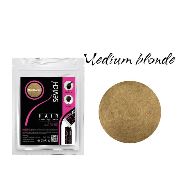 Sevich Hair Fiber For Thinning Hair & Bald Spot Instant Hair Growth Fiber Fill In Fine Or Thinning Hair Instantly Thicker Powder