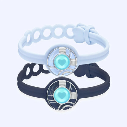 Totwoo Long Distance Touch Bracelets for Couples-Candy Series, Vibration & Light up for Love Couples Bracelets Relationship Gift