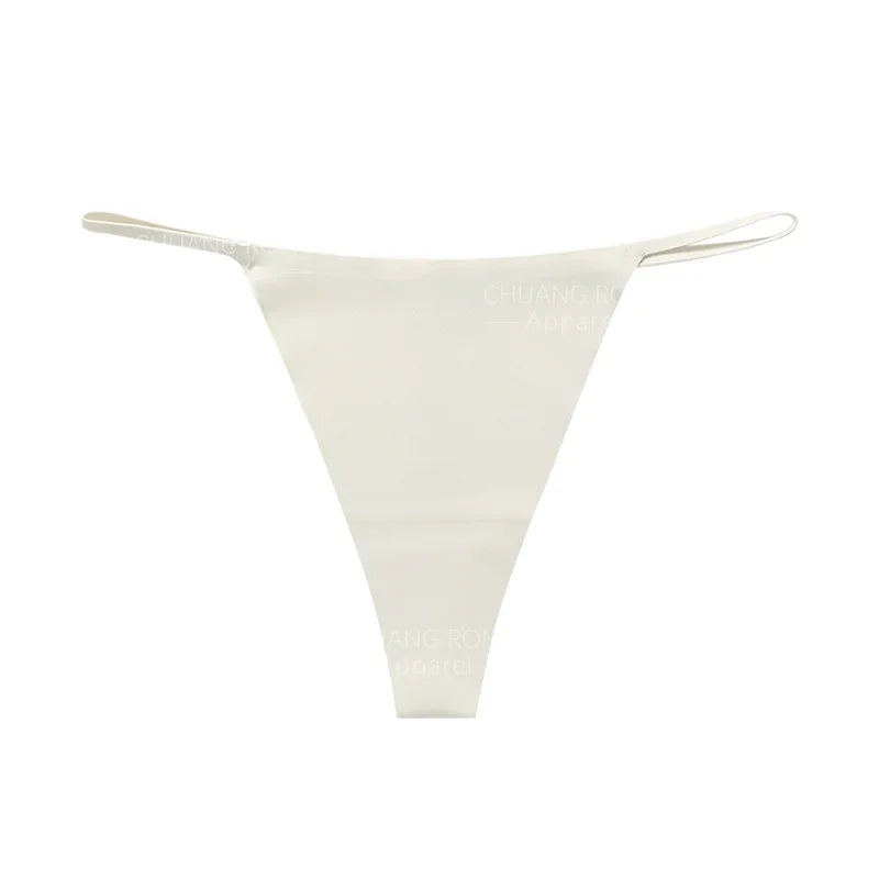 SP&CITY Leopard Print Thongs Sports Traceless Women’s Underpants Low Waist Ice Silk Thin Panties Breathable Fitness Briefs