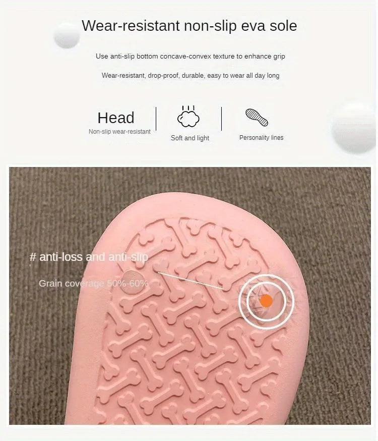 Tongue Slippers Big Eye Dog Slippers Cute Funny Big Eye Dog Fun Cartoon Package Head Eva Slippers for Women