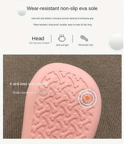 Tongue Slippers Big Eye Dog Slippers Cute Funny Big Eye Dog Fun Cartoon Package Head Eva Slippers for Women