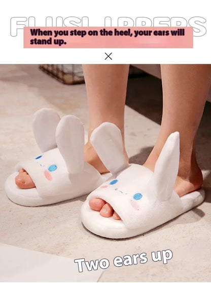 Sanrio Anime Cinnamoroll Movable Ears  Slippers