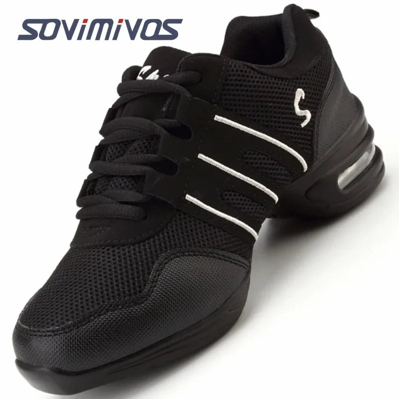 Hot Sale 2022 EU35-41 Sports Feature Soft Outsole Breath Dance Shoes Sneakers For Woman Practice Shoes Modern Dance Jazz Shoes