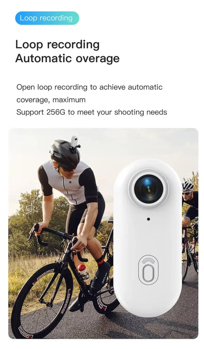 Exquisite WIFI 1080P/4k Magnetically Mounted H.265 Action Camera with Removable Cover 30m Waterproof Thumb  Camera