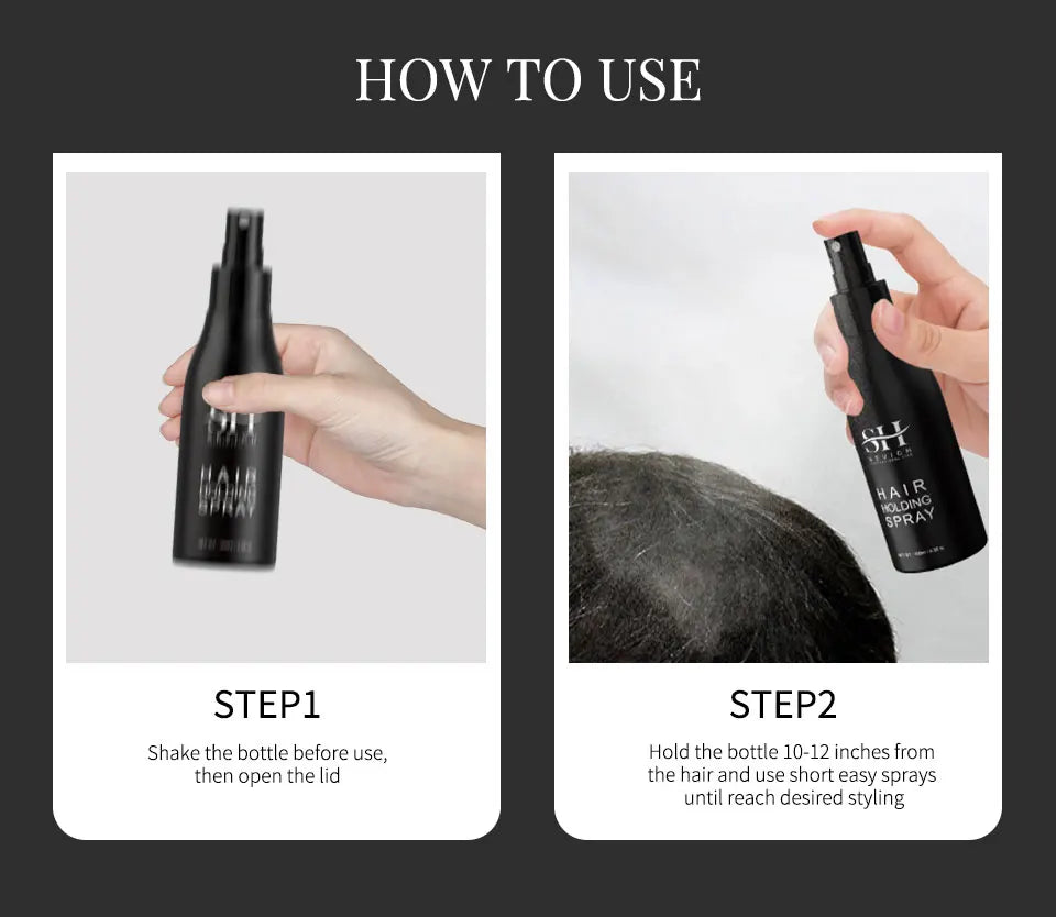 Sevich Hair Hold Spray For Men Hair Building Fiber Applicator Hair Fixing Spray Hair Hold Spray Water Salon Hair Styling Product