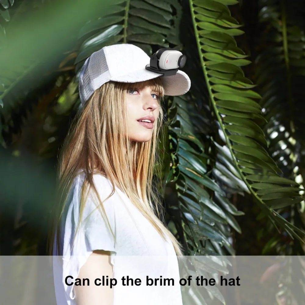 For Insta360 GO3 / GO2 Easy Clip Hat Clip Quick Release Clamp Magnetic Frame Fixed Mount Bracket Thumb Camera Accessories