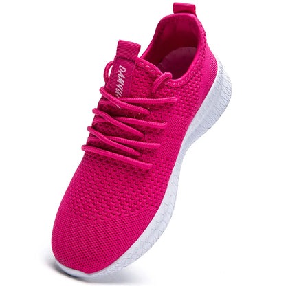 Women Casual Shoes Fashion Breathable Comfortable Walking Mesh Flat Vulcanize Shoe Size 42 Sneakers Tenis Zapatillas de Hombre