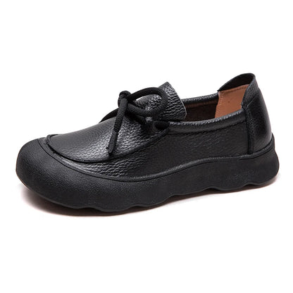 AIYUQI 2025 New Women's Loafers Non-slip slip-on casual shoes Women shoes Large-size flatGenuine Leather female sneakers