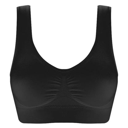 Women's Seamless Bra, Suspender, Tank Short Top, Solid Color, Sports Gym, Running, Fitness, Yoga