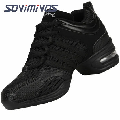 Hot Sale 2022 EU35-41 Sports Feature Soft Outsole Breath Dance Shoes Sneakers For Woman Practice Shoes Modern Dance Jazz Shoes