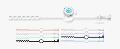 Totwoo Long Distance Touch Bracelets for Couples-Candy Series, Vibration & Light up for Love Couples Bracelets Relationship Gift