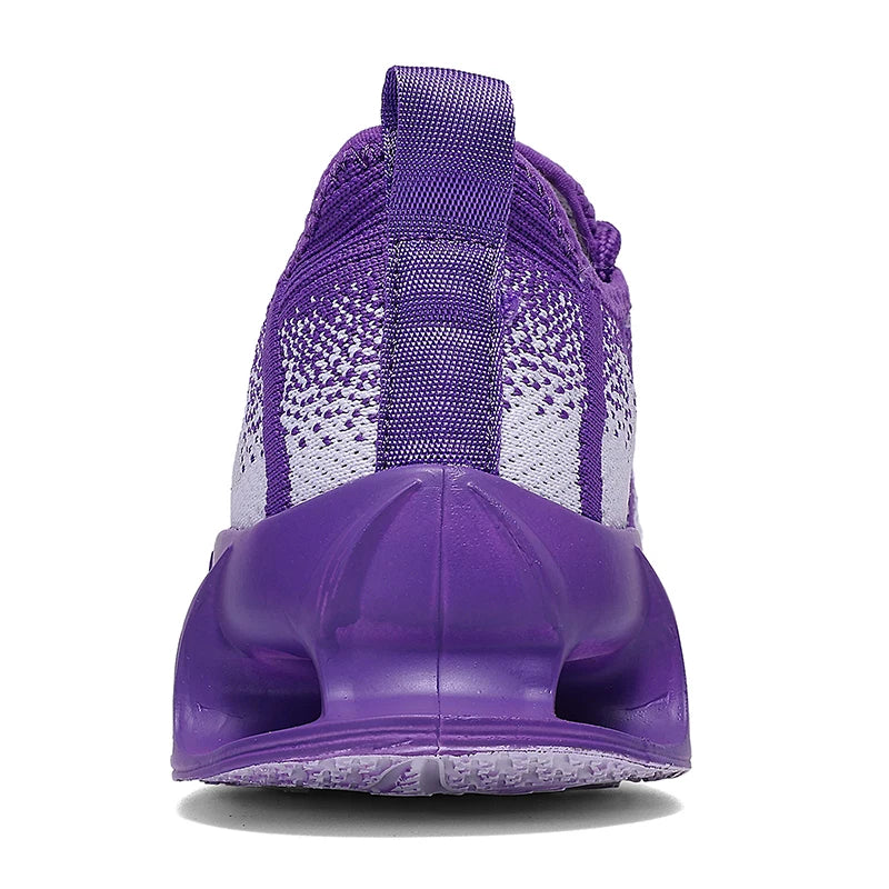 ELUVA Unisex Running Shoes Men Women Lightweight Mesh Breathable Comfortable Flat Soft Tennis Shoes Summer Lace-up Sneakers Man