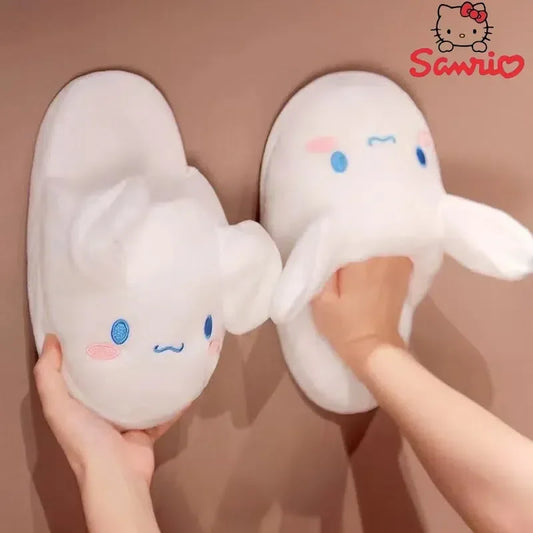 Sanrio Anime Cinnamoroll Movable Ears  Slippers
