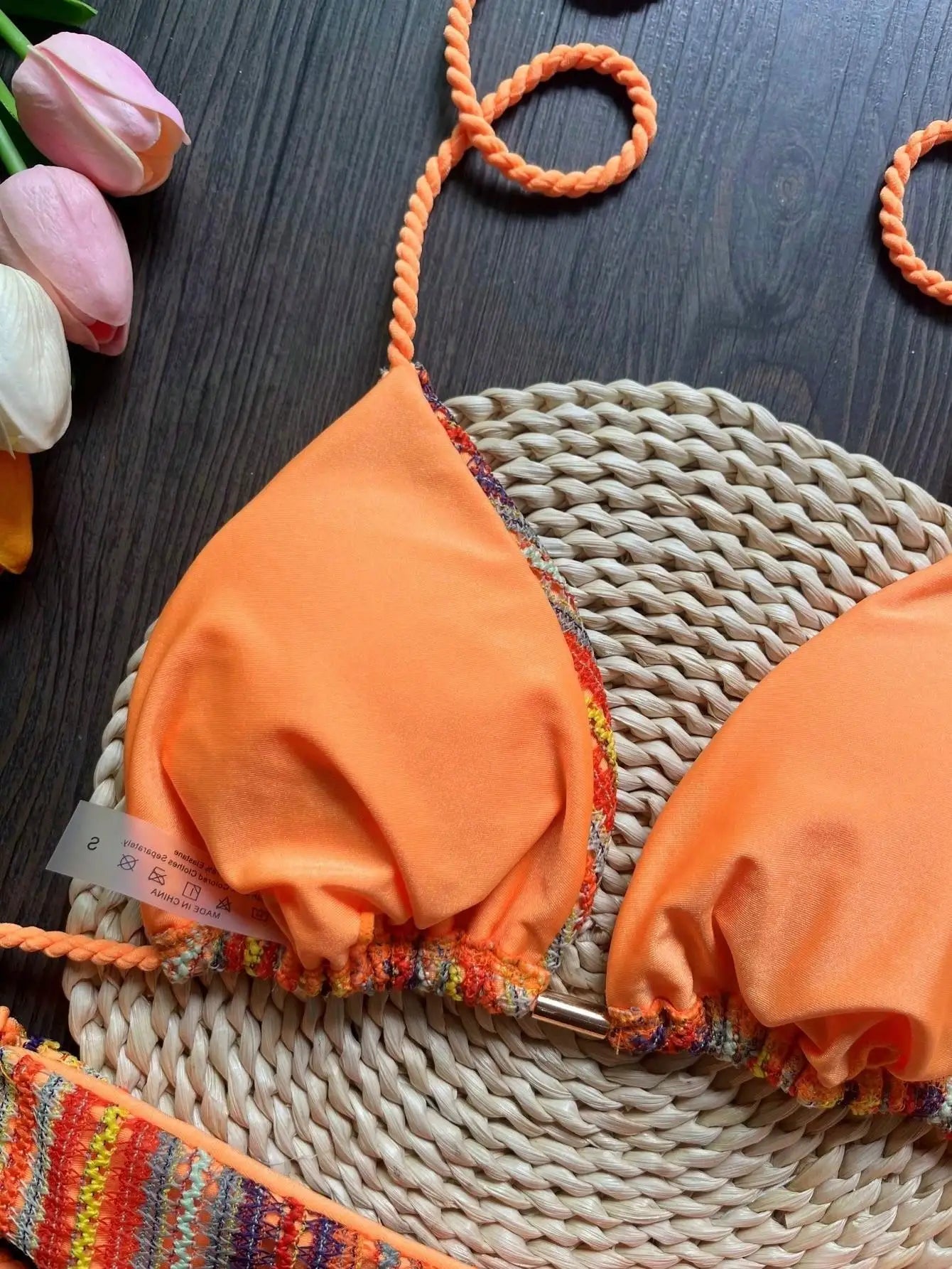 RUOTONGSEPT 2025 Sexy Braided Rope Straps Bikini Set New Swimsuit Women Swimwear Push Up Brazilian Bathing Suit Beach Biquinis