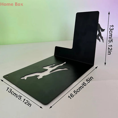 Creative Super Hero Bookshelf Figurines Metal Book Storage Display