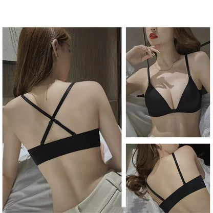 Seamless Push Up Bra Front Closure Bras For Women Small Cup Non-wire Brassiere Sexy Lingerie Female S-XL Underwear Intimates
