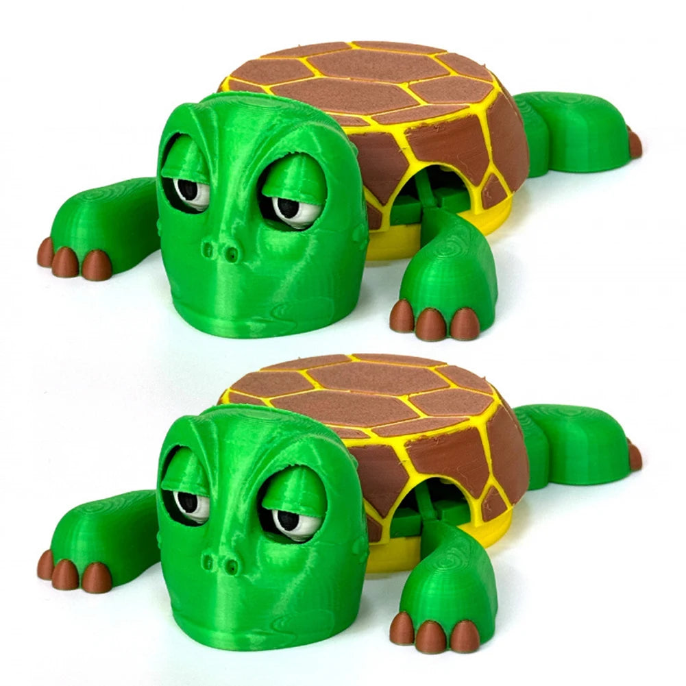 3D Printed Turtle Coaster Coffee Mug Mat with Funny Expression Plastic Drink Pad Decorative Cup Insulation Pad for Home Ornament