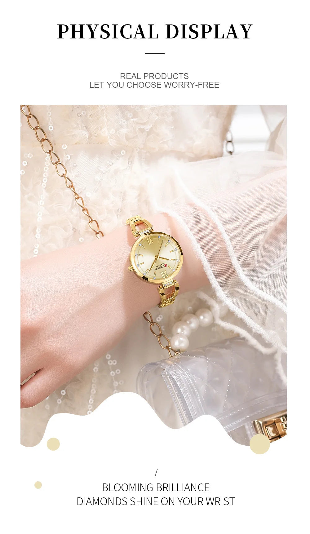 CURREN 9092 Women Quartz Watch Fashion Luxury Elegant Stainless Steel Strap Bracelet Wristwatch for Ladies Girl Female Clock