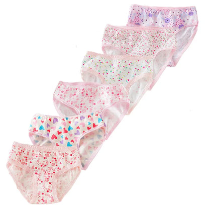 Multi-Pack 3/6/12Pieces Floral Baby Girls Briefs Cotton Toddlers Girls Panties Kids Underwear Soft Children Underpants For 2-11T