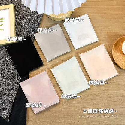 Transparent Thong Panties Women Ultra-thin Sense Sexy Female Seamless Low-waist Solid Color G-string Quick Drying Underwear