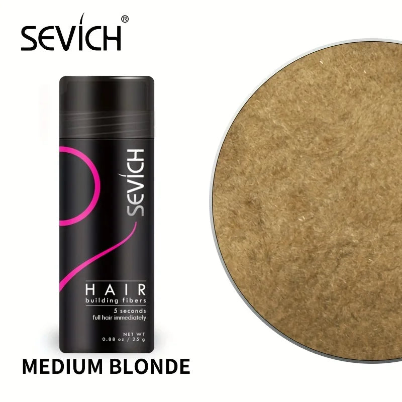 Sevich Hair Fiber For Thinning Hair & Bald Spot Instant Hair Growth Fiber Fill In Fine Or Thinning Hair Instantly Thicker Powder