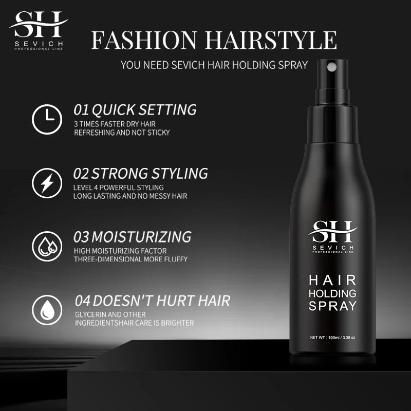 Sevich Hair Hold Spray For Men Hair Building Fiber Applicator Hair Fixing Spray Hair Hold Spray Water Salon Hair Styling Product