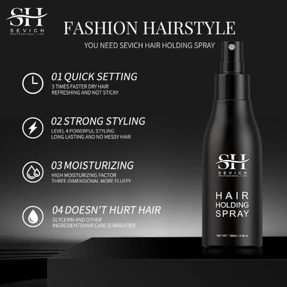Sevich Hair Hold Spray For Men Hair Building Fiber Applicator Hair Fixing Spray Hair Hold Spray Water Salon Hair Styling Product