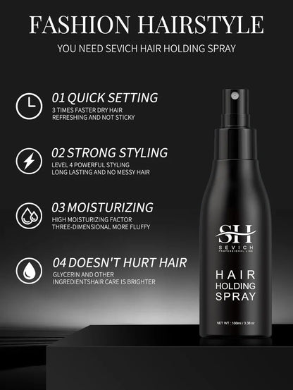 Sevich Hair Hold Spray For Men Hair Building Fiber Applicator Hair Fixing Spray Hair Hold Spray Water Salon Hair Styling Product