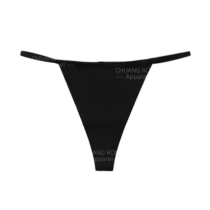 SP&CITY Leopard Print Thongs Sports Traceless Women’s Underpants Low Waist Ice Silk Thin Panties Breathable Fitness Briefs