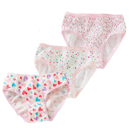 Multi-Pack 3/6/12Pieces Floral Baby Girls Briefs Cotton Toddlers Girls Panties Kids Underwear Soft Children Underpants For 2-11T