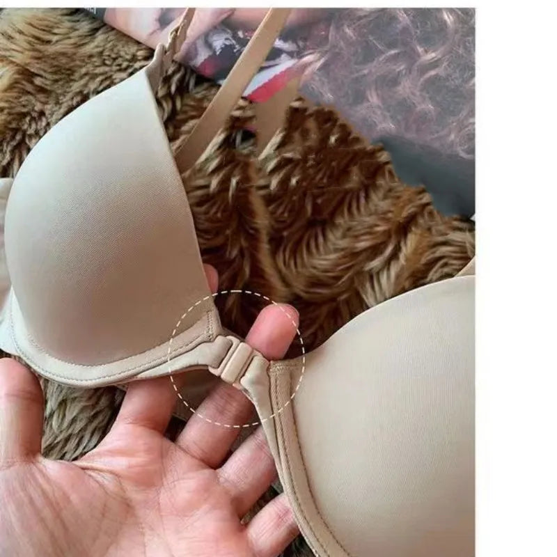 Seamless Push Up Bra Front Closure Bras For Women Small Cup Non-wire Brassiere Sexy Lingerie Female S-XL Underwear Intimates