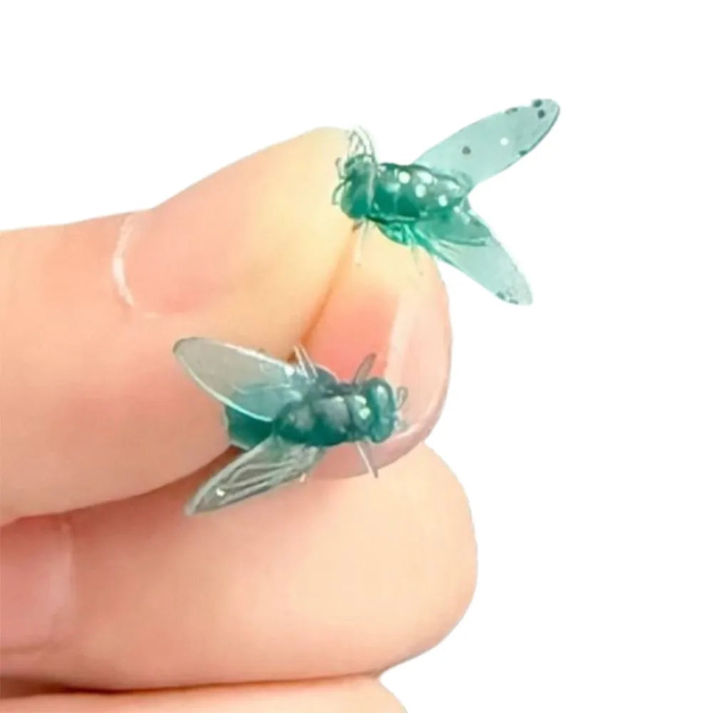 Cute Creative Flies Studs Earrings Prank Funny Mosquito Ear Stud Realistic Personality Mini Fly Earrings Girls