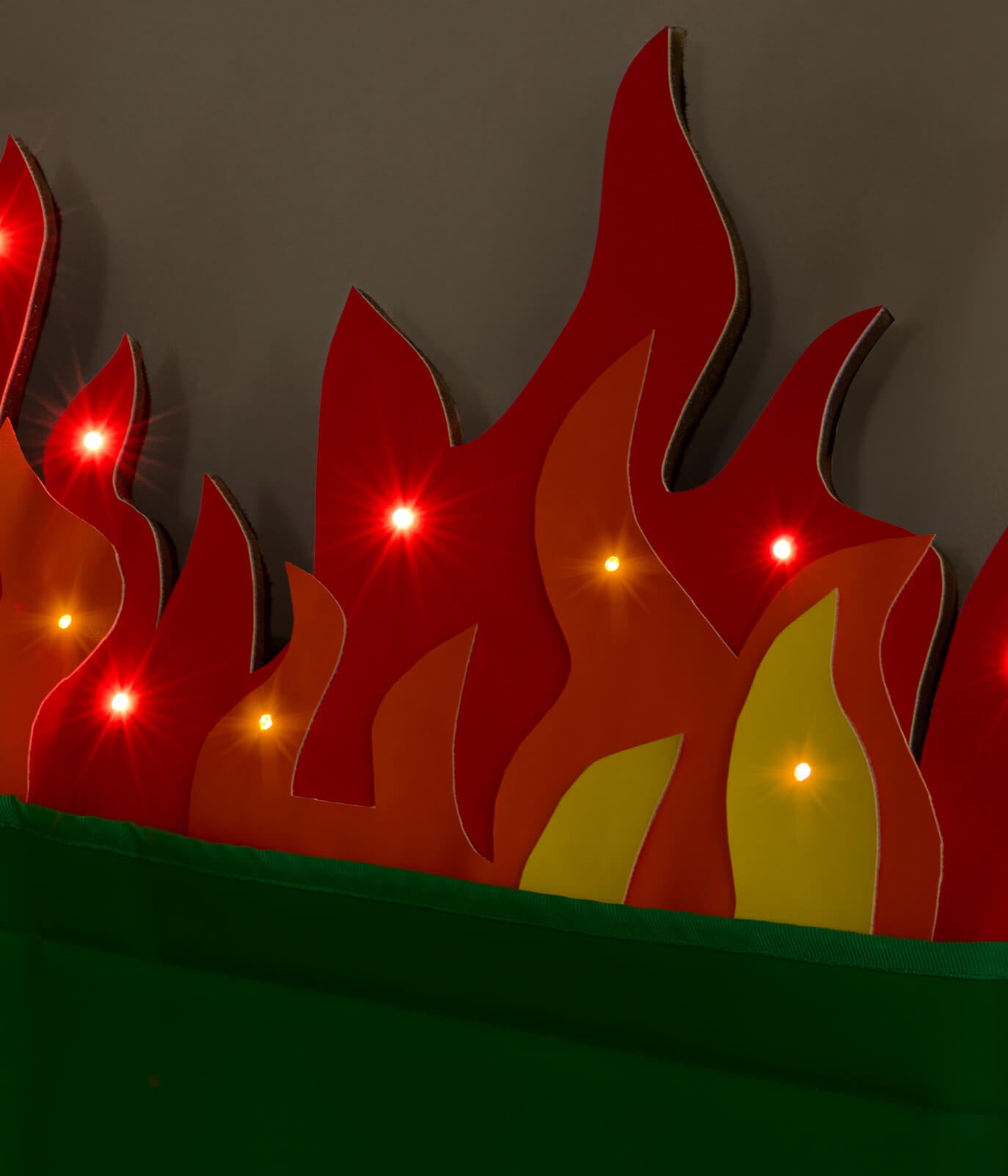 Men's Dumpster Fire Light Up Costume