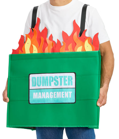 Men's Dumpster Fire Light Up Costume