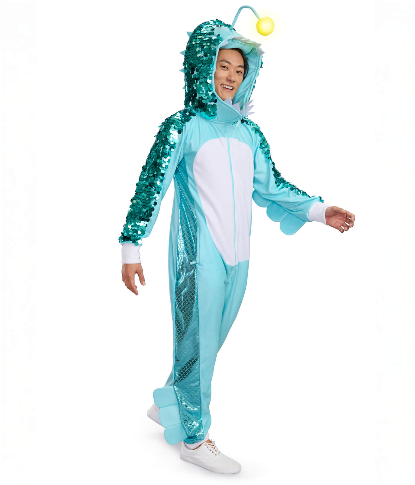 Men's Angler Fish Light Up Costume