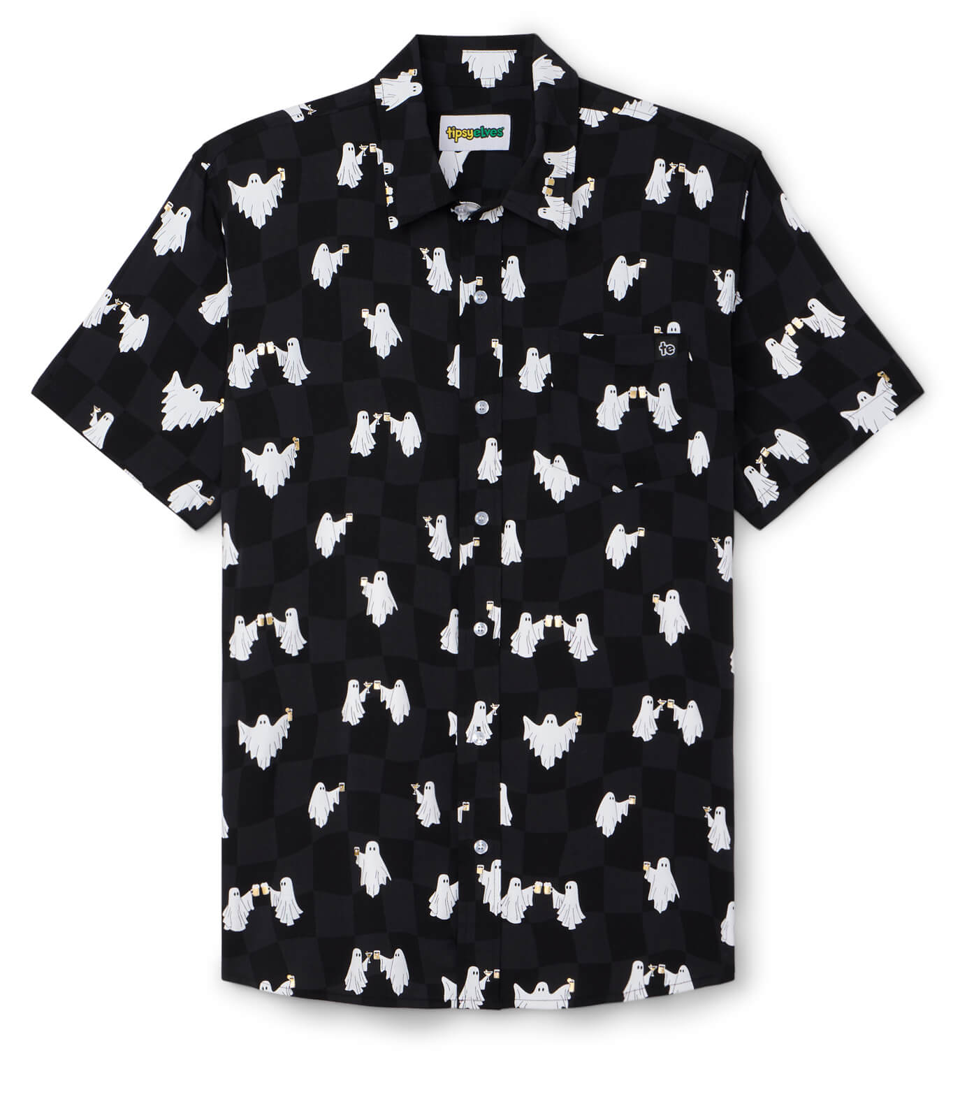 Men's BOOze Ghost Button Down Shirt