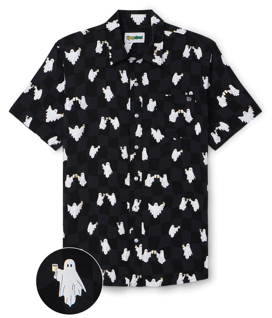 Men's BOOze Ghost Button Down Shirt
