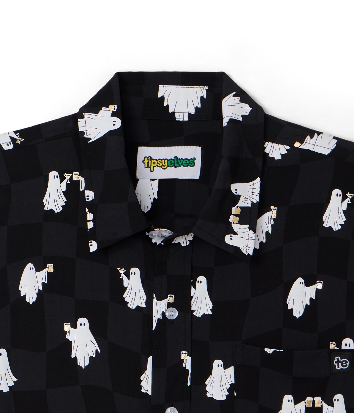 Men's BOOze Ghost Button Down Shirt