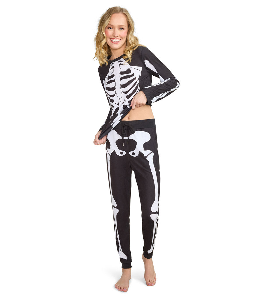 Women's Skeleton Pajama Set