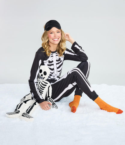Women's Skeleton Pajama Set
