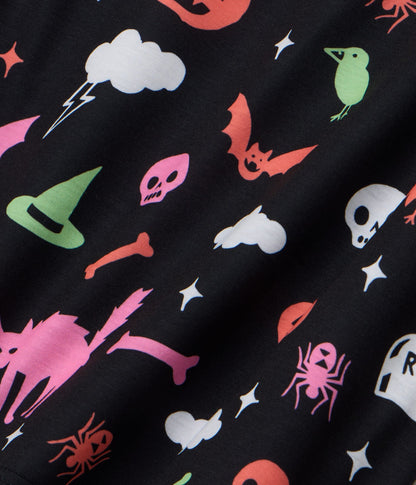 Women's Black Magic Halloween Pajama Set