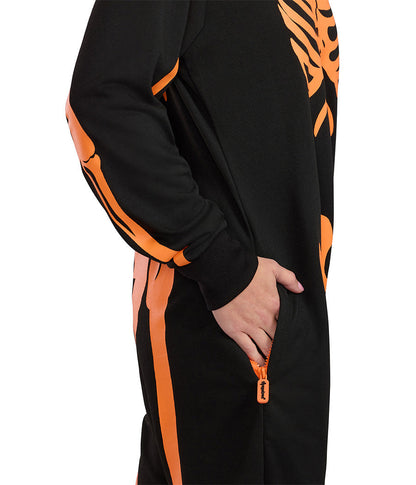 Women's Pumpkin Head Skeleton Costume