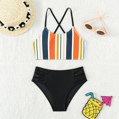Split Bikini Girl's Swimsuit