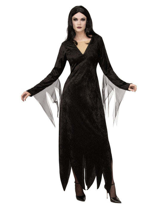 Women's The Addams Family Animated Movie Morticia Addams Costume
