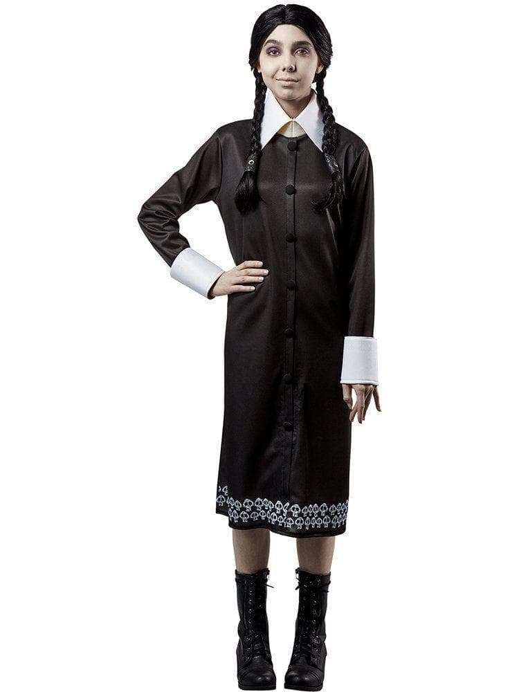 Women's The Addams Family Animated Movie Wednesday Addams Costume - Deluxe