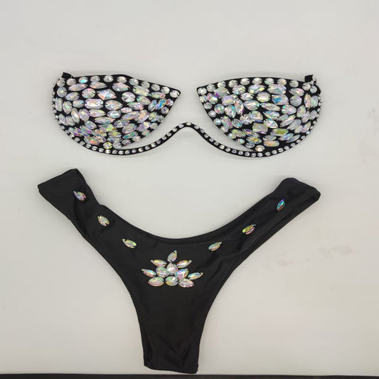 Fancy Diamond Bikini Sew Diamonds